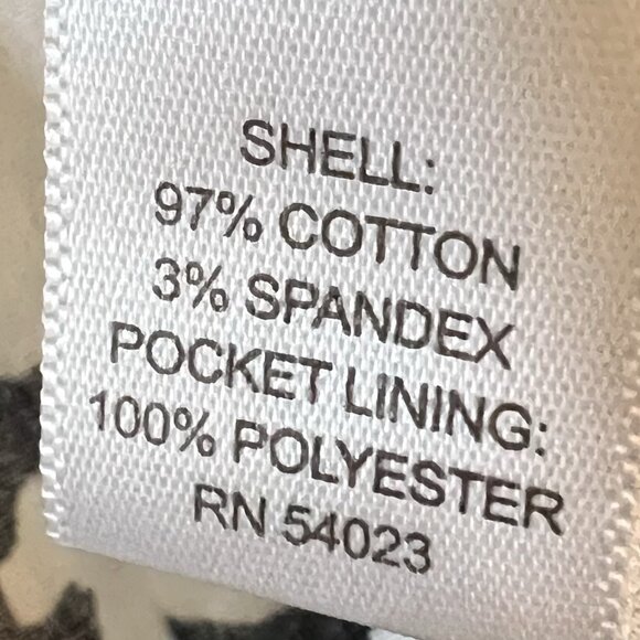 Banana Republic Women’s Milly Collection Mini Skirt Paisley Size 8 Navy White - Picture 7 of 8